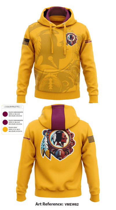 Washington Redskins 23411143 Hoodie - 2