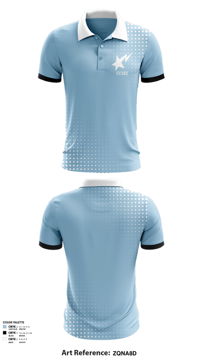 Starz 915053 Short Sleeve Performance Polo - 1