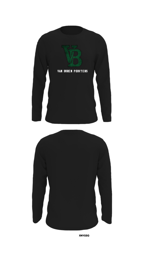 Long Sleeve Performance Shirt, Van Buren Pointers, Football, Teamtime, Team time, sublimation, custom sports apparel, team uniforms, spirit wear, spiritwear, sports uniforms, custom shirts, team store, custom team store, fundraiser sports, apparel fundraiser