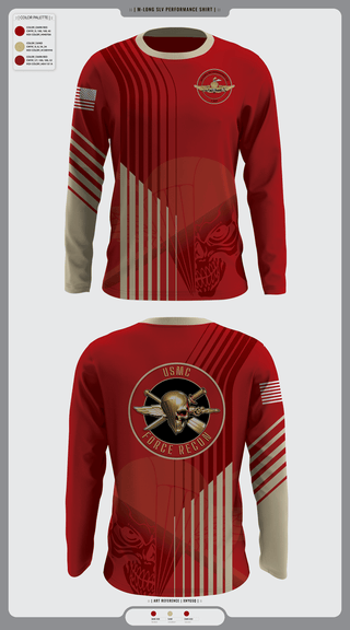 Long Sleeve Performance Shirt, 2nd Force Reconnaissance, Marines, Teamtime, Team time, sublimation, custom sports apparel, team uniforms, spirit wear, spiritwear, sports uniforms, custom shirts, team store, custom team store, fundraiser sports, apparel fundraiser