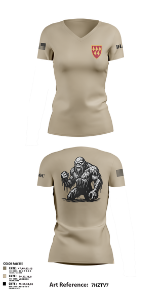 Women's Short Sleeve Vneck Shirt, DLOC, , Teamtime, Team time, sublimation, custom sports apparel, team uniforms, spirit wear, spiritwear, sports uniforms, custom shirts, team store, custom team store, fundraiser sports, apparel fundraiser
