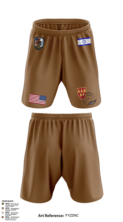 13TH Missile Defense Battery 47346318 Athletic Shorts With Pockets - 7