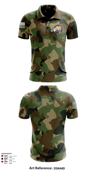Arizona Department of Veterans ServicesArizona Department of Veterans Services 73675196 Short Sleeve Performance Polo - 2