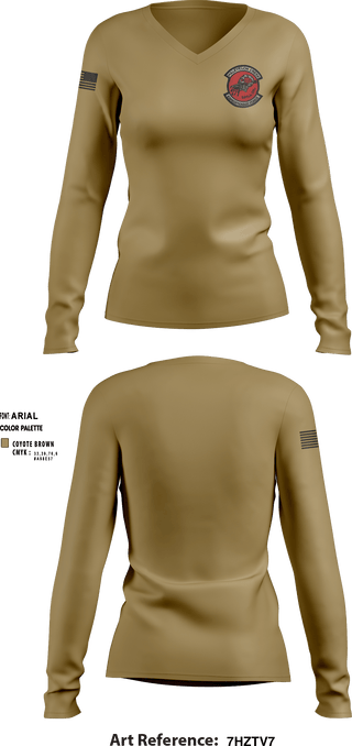 Women's Long Sleeve Vneck Shirt, LAZY HELLDIVER, Army, Teamtime, Team time, sublimation, custom sports apparel, team uniforms, spirit wear, spiritwear, sports uniforms, custom shirts, team store, custom team store, fundraiser sports, apparel fundraiser