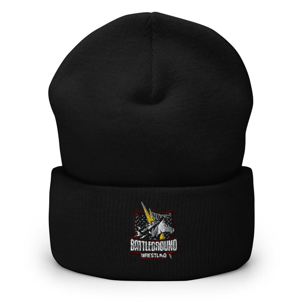 BATTLEGROUND WRESTLING 37344542 Cuffed Beanie - 1