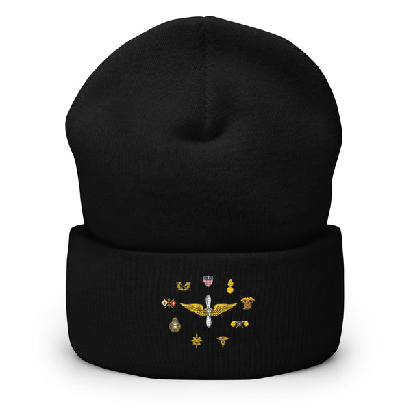 HHC/1-214 GSAB Hellhounds 63761445 Cuffed Beanie-1