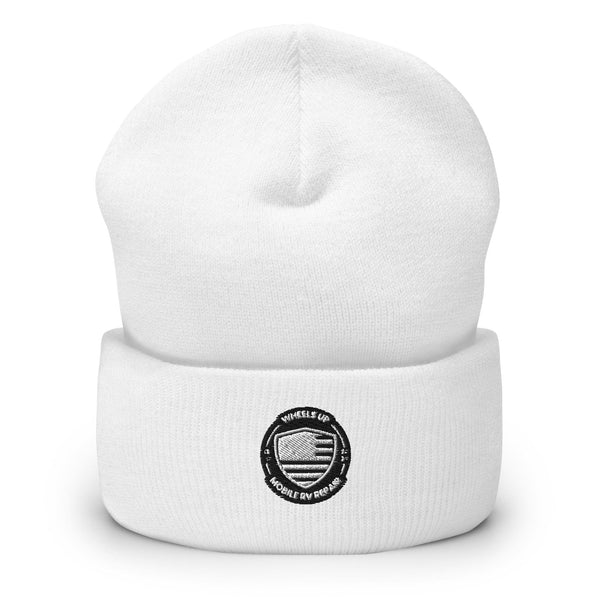 WHEELS UP MOBILE RV REPAIR Cuffed Beanie-1