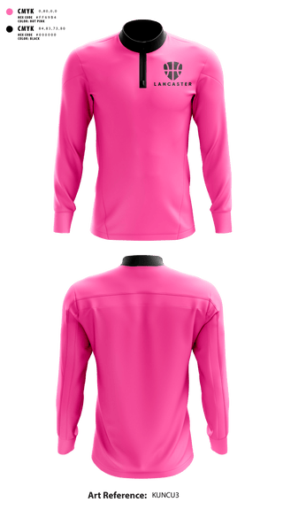 Quarter Zip Jacket, Lancaster, Women's Basketball, Teamtime, Team time, sublimation, custom sports apparel, team uniforms, spirit wear, spiritwear, sports uniforms, custom shirts, team store, custom team store, fundraiser sports, apparel fundraiser