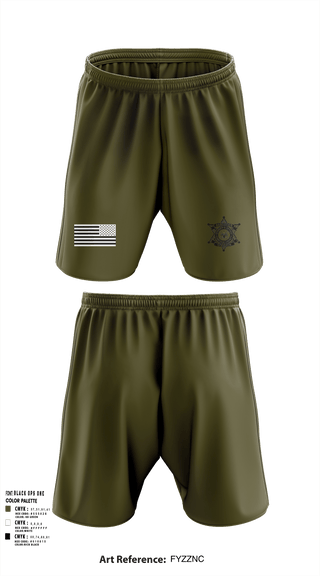 Athletic Shorts With Pockets, Hancock County Sheriffs Office K9 Unit, , Teamtime, Team time, sublimation, custom sports apparel, team uniforms, spirit wear, spiritwear, sports uniforms, custom shirts, team store, custom team store, fundraiser sports, apparel fundraiser