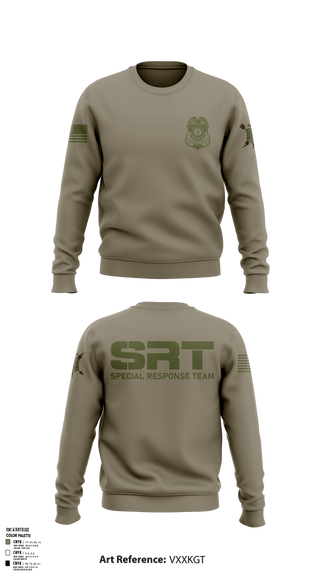 Crew Neck Sweatshirt, NNSS SRT, Police, Teamtime, Team time, sublimation, custom sports apparel, team uniforms, spirit wear, spiritwear, sports uniforms, custom shirts, team store, custom team store, fundraiser sports, apparel fundraiser