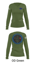 Battle company 1-17IN 67217435 Women's Long Sleeve V-neck Shirt - 57