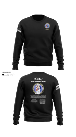 Crew Neck Sweatshirt, Fort Leonard Wood Basic Military Police Schoolhouse Instructors & Faculty, , Teamtime, Team time, sublimation, custom sports apparel, team uniforms, spirit wear, spiritwear, sports uniforms, custom shirts, team store, custom team store, fundraiser sports, apparel fundraiser