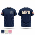 City Of Monongahela Fire Department 89585601 Old School Cotton Feel Shirt - 1