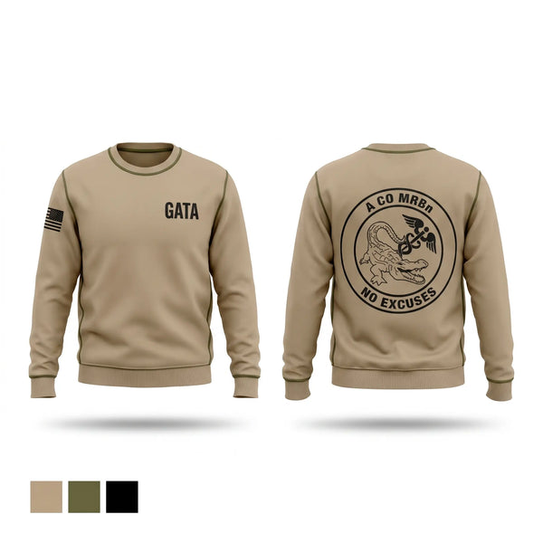 Crew Neck Sweatshirt, MRBN- A Co, Army, Teamtime, Team time, sublimation, custom sports apparel, team uniforms, spirit wear, spiritwear, sports uniforms, custom shirts, team store, custom team store, fundraiser sports, apparel fundraiser