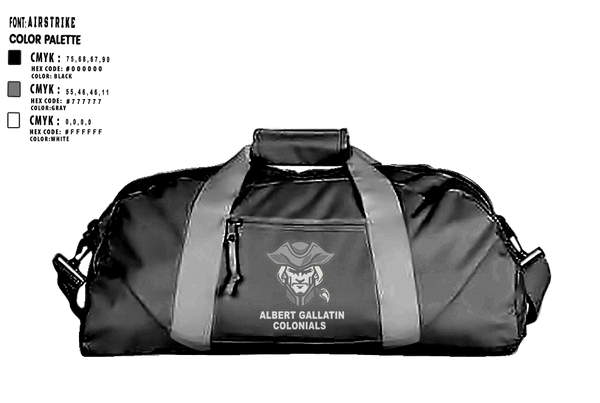 Duffle Bag, Albert Gallatin Colonials, , Teamtime, Team time, sublimation, custom sports apparel, team uniforms, spirit wear, spiritwear, sports uniforms, custom shirts, team store, custom team store, fundraiser sports, apparel fundraiser