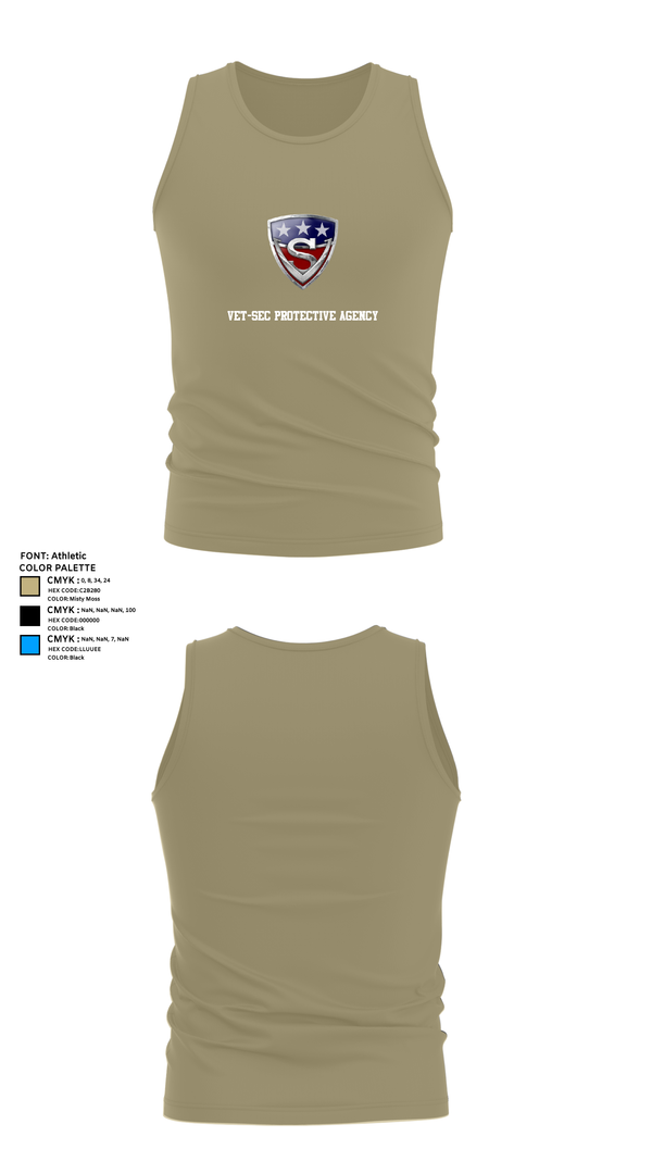 Tank Top, Vet-Sec Protective agency, , Teamtime, Team time, sublimation, custom sports apparel, team uniforms, spirit wear, spiritwear, sports uniforms, custom shirts, team store, custom team store, fundraiser sports, apparel fundraiser