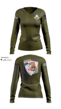 61st Eagle Squadron 97099286 Women's Long Sleeve V-neck Shirt - 22
