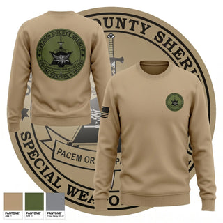 Crew Neck Sweatshirt, Ontario County Sheriff’s Office, Police, Teamtime, Team time, sublimation, custom sports apparel, team uniforms, spirit wear, spiritwear, sports uniforms, custom shirts, team store, custom team store, fundraiser sports, apparel fundraiser