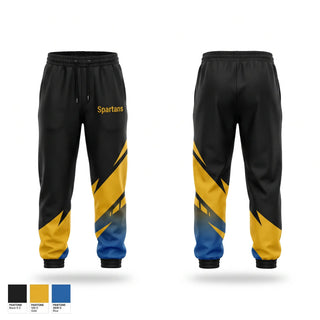 Sweatpants, Spartans, Cheer, Teamtime, Team time, sublimation, custom sports apparel, team uniforms, spirit wear, spiritwear, sports uniforms, custom shirts, team store, custom team store, fundraiser sports, apparel fundraiser