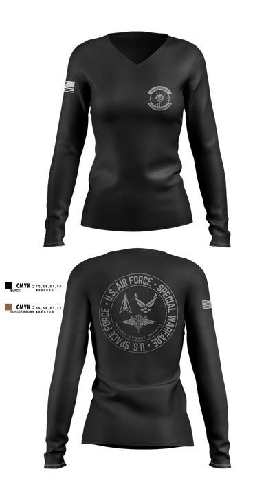 332 RCS 7050570 Women's Long Sleeve V-neck Shirt - 3 (1)