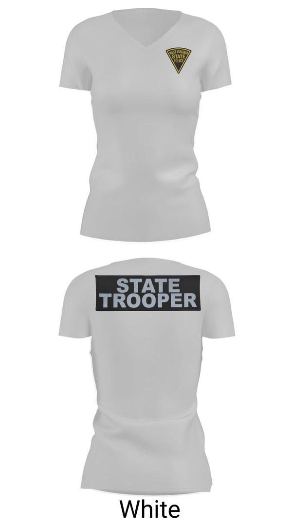 Womens Short Sleeve Vneck Shirt, Ripley Detachment, Police, Teamtime, Team time, sublimation, custom sports apparel, team uniforms, spirit wear, spiritwear, sports uniforms, custom shirts, team store, custom team store, fundraiser sports, apparel fundraiser