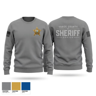 Crew Neck Sweatshirt, Vance County Sheriff Office, Police, Teamtime, Team time, sublimation, custom sports apparel, team uniforms, spirit wear, spiritwear, sports uniforms, custom shirts, team store, custom team store, fundraiser sports, apparel fundraiser