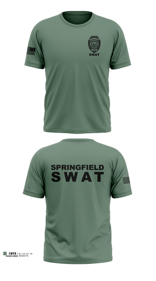 Old School Cotton Feel Shirt, Springfield Ohio SWAT, Police, Teamtime, Team time, sublimation, custom sports apparel, team uniforms, spirit wear, spiritwear, sports uniforms, custom shirts, team store, custom team store, fundraiser sports, apparel fundraiser