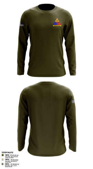 Long Sleeve Performance Shirt, 49th Armored, , Teamtime, Team time, sublimation, custom sports apparel, team uniforms, spirit wear, spiritwear, sports uniforms, custom shirts, team store, custom team store, fundraiser sports, apparel fundraiser