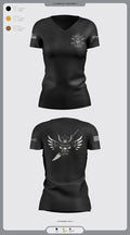 FSC 1-1 SFG(A) 17044036 Women's Short Sleeve V-neck Shirt - 1