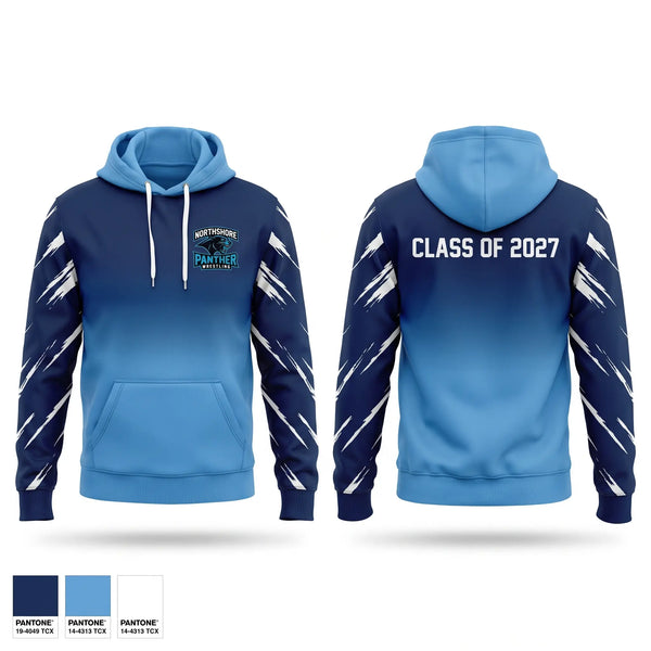 Hoodie, Northshore Panthers, Wrestling, Teamtime, Team time, sublimation, custom sports apparel, team uniforms, spirit wear, spiritwear, sports uniforms, custom shirts, team store, custom team store, fundraiser sports, apparel fundraiser