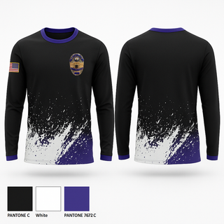 Long Sleeve Performance Shirt, Sterling Police Department, Police, Teamtime, Team time, sublimation, custom sports apparel, team uniforms, spirit wear, spiritwear, sports uniforms, custom shirts, team store, custom team store, fundraiser sports, apparel fundraiser
