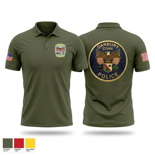 Short Sleeve Performance Polo, Danbury Police, Police, Teamtime, Team time, sublimation, custom sports apparel, team uniforms, spirit wear, spiritwear, sports uniforms, custom shirts, team store, custom team store, fundraiser sports, apparel fundraiser