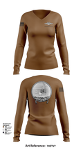 USS Jefferson City FCPOA Women's Long Sleeve V-neck Shirt - 2