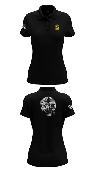 Womens Short Sleeve Performance Polo, Gorilla battalion, , Teamtime, Team time, sublimation, custom sports apparel, team uniforms, spirit wear, spiritwear, sports uniforms, custom shirts, team store, custom team store, fundraiser sports, apparel fundraiser