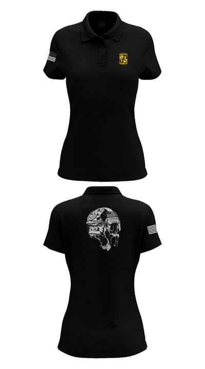 Gorilla battalion 60228867 Women's Short Sleeve Performance Polo  - 35