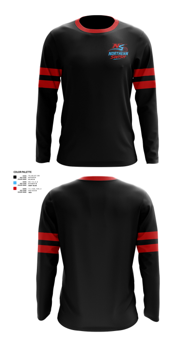 NORTHERN SWISH Long Sleeve Performance Shirt - 21