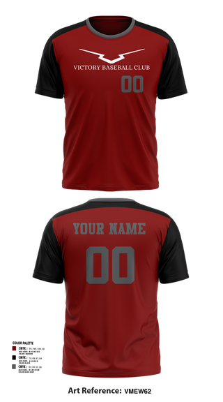 Short Sleeve Performance Shirt, Victory Baseball, Baseball, Teamtime, Team time, sublimation, custom sports apparel, team uniforms, spirit wear, spiritwear, sports uniforms, custom shirts, team store, custom team store, fundraiser sports, apparel fundraiser