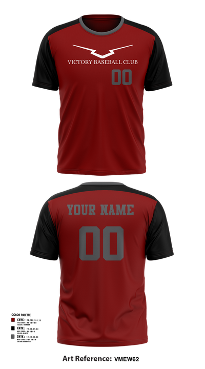 Victory Baseball 47093427 Short Sleeve Performance Shirt - 3