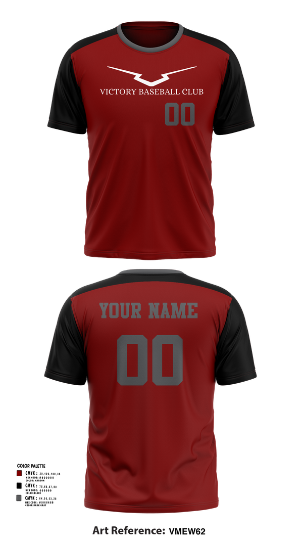 Short Sleeve Performance Shirt, Victory Baseball, Baseball, Teamtime, Team time, sublimation, custom sports apparel, team uniforms, spirit wear, spiritwear, sports uniforms, custom shirts, team store, custom team store, fundraiser sports, apparel fundraiser