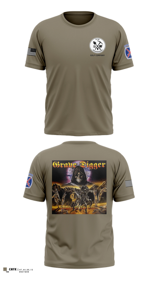 Old School Cotton Feel Shirt, Grave digger, Army, Teamtime, Team time, sublimation, custom sports apparel, team uniforms, spirit wear, spiritwear, sports uniforms, custom shirts, team store, custom team store, fundraiser sports, apparel fundraiser