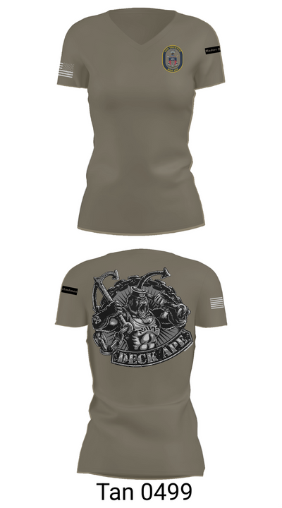 DDG 103 10748944 Women's Short Sleeve V-neck Shirt - 65