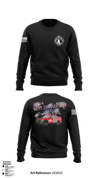 Crew Neck Sweatshirt, Lander rural fire, Fire Department, Teamtime, Team time, sublimation, custom sports apparel, team uniforms, spirit wear, spiritwear, sports uniforms, custom shirts, team store, custom team store, fundraiser sports, apparel fundraiser
