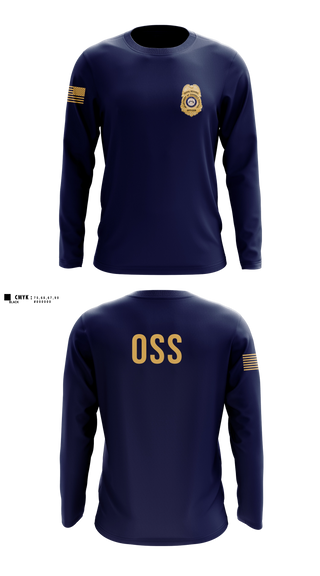 Long Sleeve Performance Shirt, Office of School Safety, Police, Teamtime, Team time, sublimation, custom sports apparel, team uniforms, spirit wear, spiritwear, sports uniforms, custom shirts, team store, custom team store, fundraiser sports, apparel fundraiser