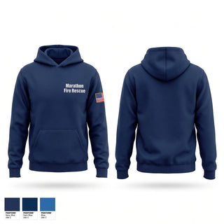 Hoodie, Marathon Fire Rescue, Fire Department, Teamtime, Team time, sublimation, custom sports apparel, team uniforms, spirit wear, spiritwear, sports uniforms, custom shirts, team store, custom team store, fundraiser sports, apparel fundraiser