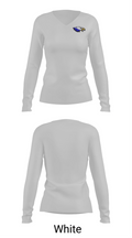 Milburn High School Baseball 57709896 Women's Long Sleeve V-neck Shirt - 11