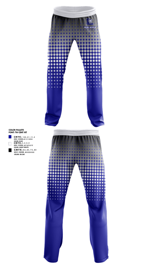 Sweatpants, Blue devils, , Teamtime, Team time, sublimation, custom sports apparel, team uniforms, spirit wear, spiritwear, sports uniforms, custom shirts, team store, custom team store, fundraiser sports, apparel fundraiser