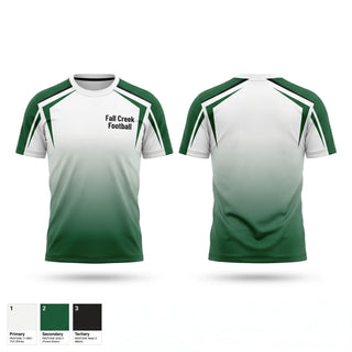 Soft Poly Tee Cotton Like Feel, Fall Creek Football, , Teamtime, Team time, sublimation, custom sports apparel, team uniforms, spirit wear, spiritwear, sports uniforms, custom shirts, team store, custom team store, fundraiser sports, apparel fundraiser