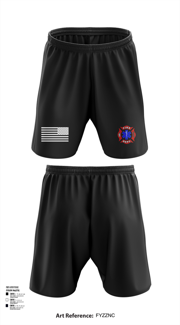 Athletic Shorts With Pockets, Station 31, Fire Department, Teamtime, Team time, sublimation, custom sports apparel, team uniforms, spirit wear, spiritwear, sports uniforms, custom shirts, team store, custom team store, fundraiser sports, apparel fundraiser
