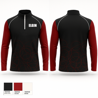 Quarter Zip Jacket, ELGIN, Track & Field, Teamtime, Team time, sublimation, custom sports apparel, team uniforms, spirit wear, spiritwear, sports uniforms, custom shirts, team store, custom team store, fundraiser sports, apparel fundraiser