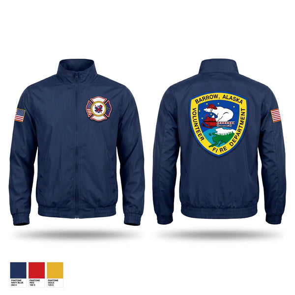 Windbreaker, Barrow Volunteer Fire Department, Fire Department, Teamtime, Team time, sublimation, custom sports apparel, team uniforms, spirit wear, spiritwear, sports uniforms, custom shirts, team store, custom team store, fundraiser sports, apparel fundraiser